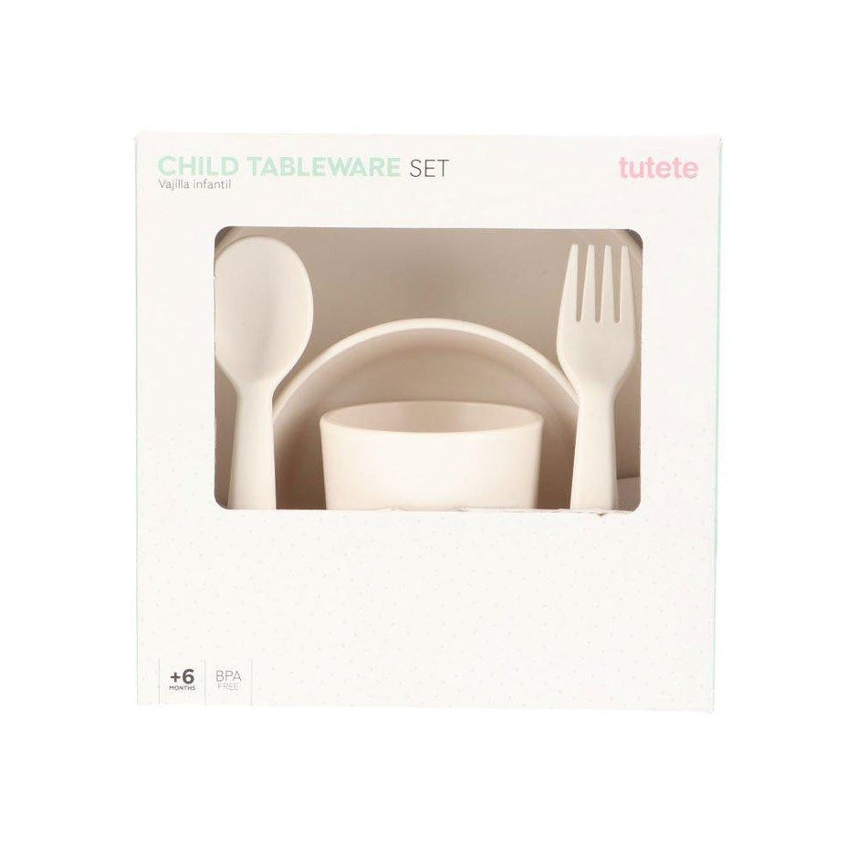 Tutete – Children’s Tableware Set – Ivory - Mabel & Fox