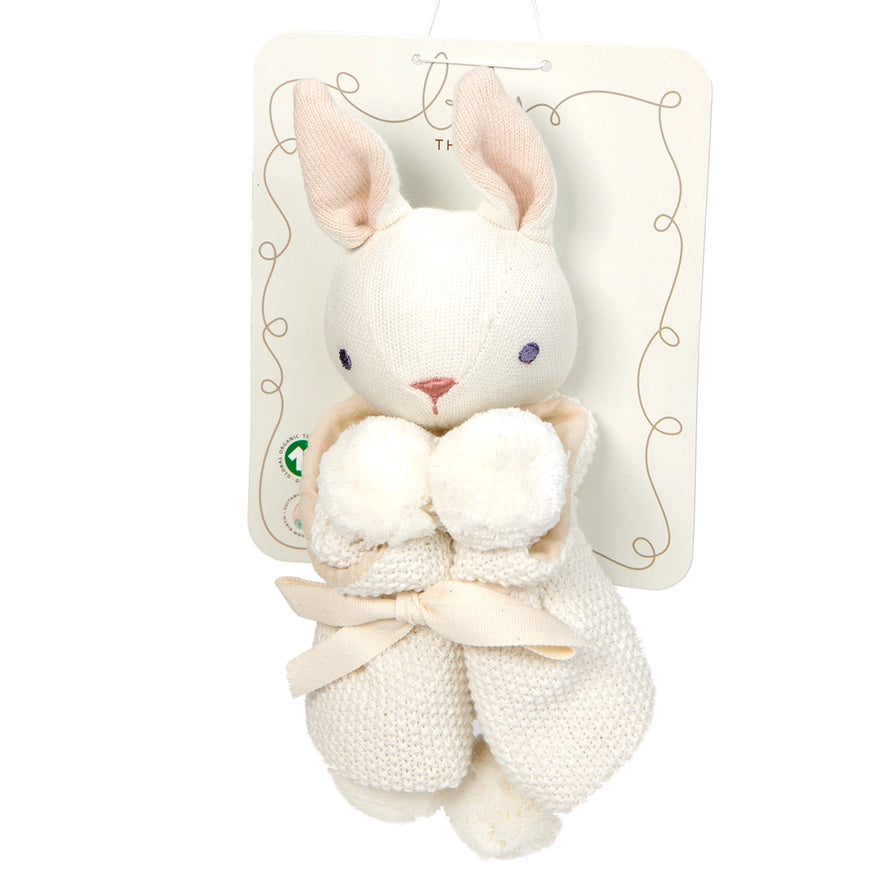 ThreadBear Designs - Bunny Comforter - Cream