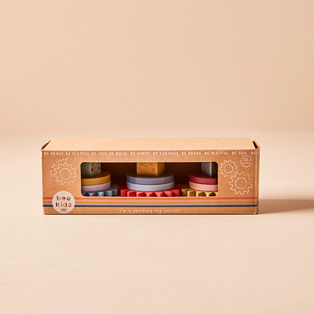 Just Bee Kids – Wooden Turning Cog Toy - Mabel & Fox