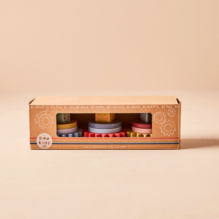 Just Bee Kids – Wooden Turning Cog Toy - Mabel & Fox