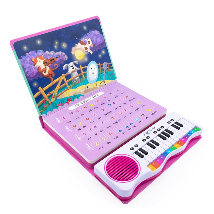 Hickory Dickory Dock – Colour-Coded Nursery Rhyme Piano Book - Mabel & Fox