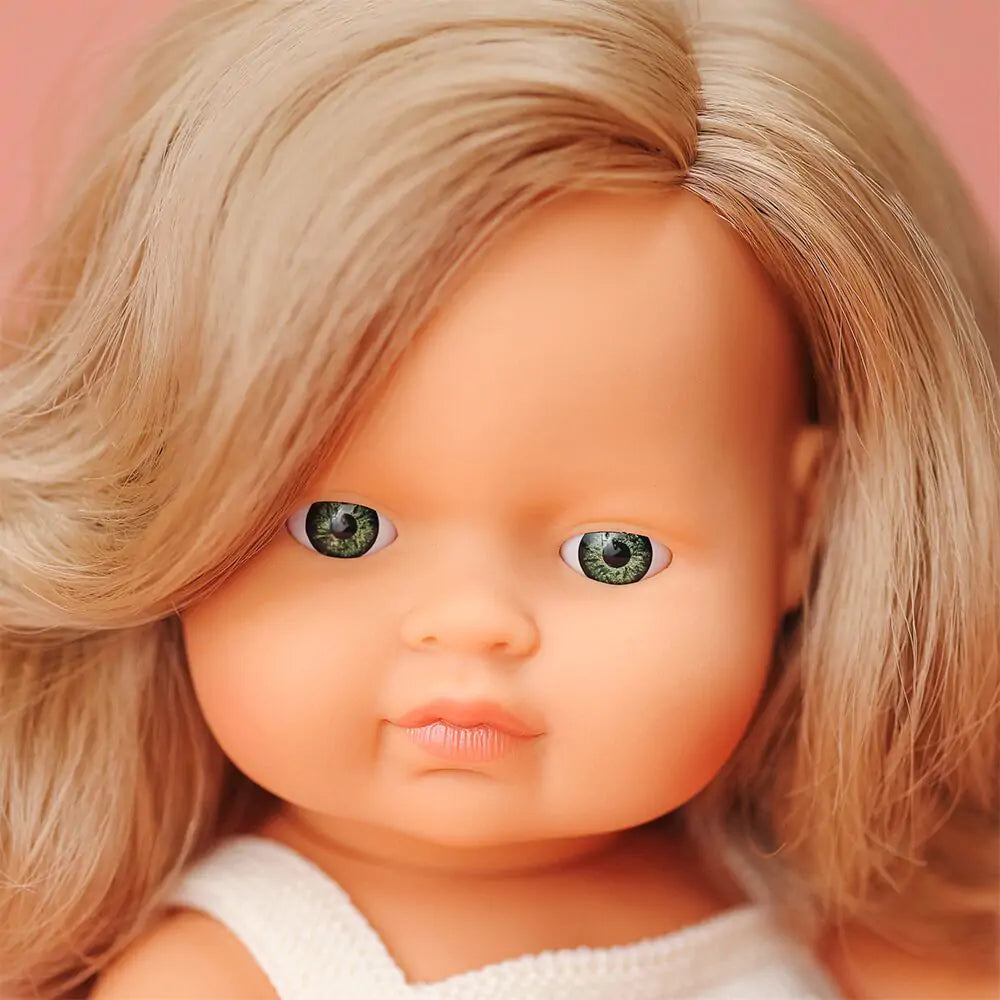 Doll with blonde hair sales