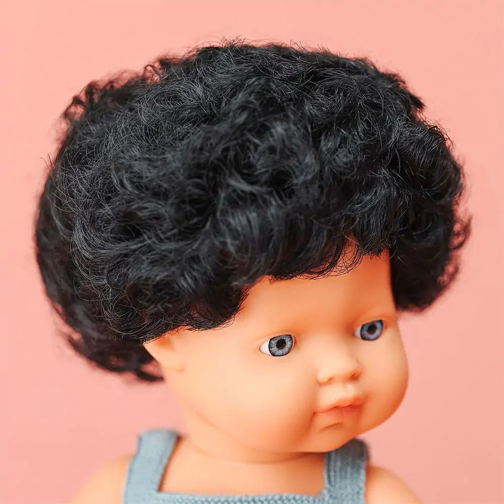 Curly hair baby dolls shop