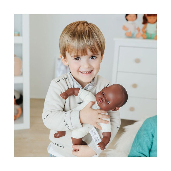 Miniland - Soft Body Doll - African