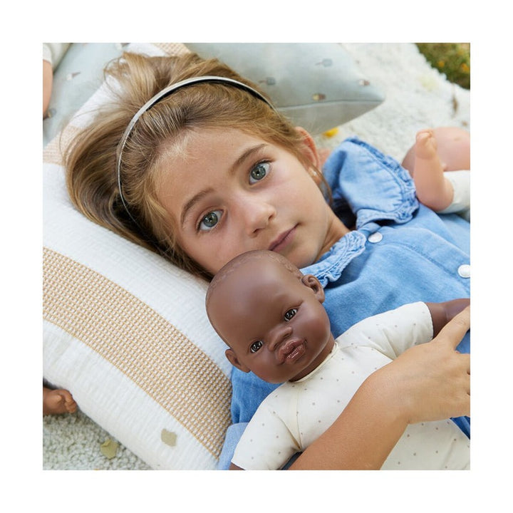 Miniland - Soft Body Doll - African