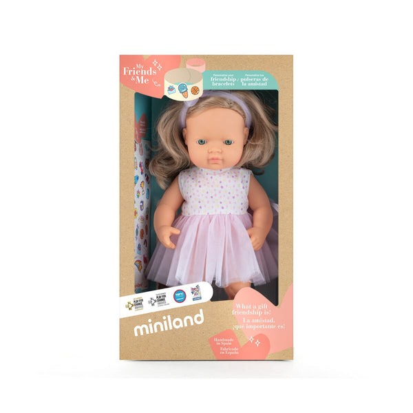 Miniland - Doll - Caucasian Blonde Girl