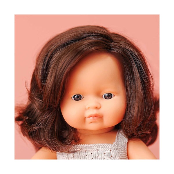 Miniland - Doll - Brunette Girl