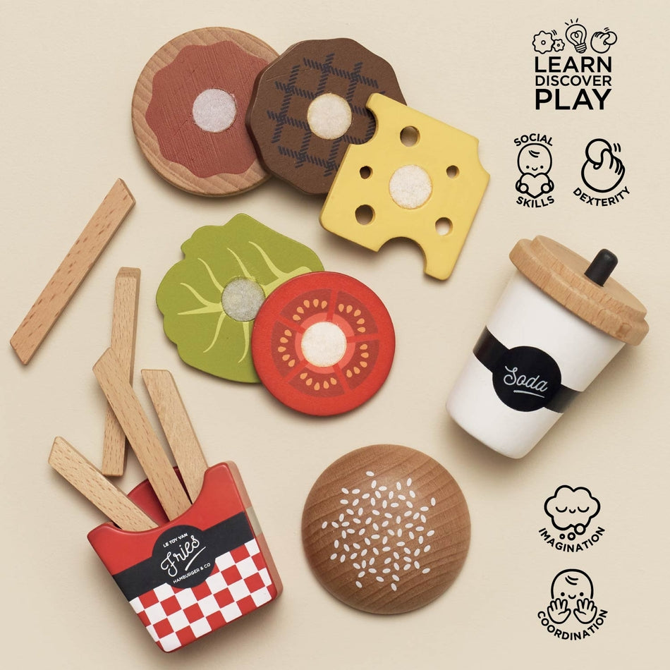 Le Toy Van – Gourmet Hamburger Set