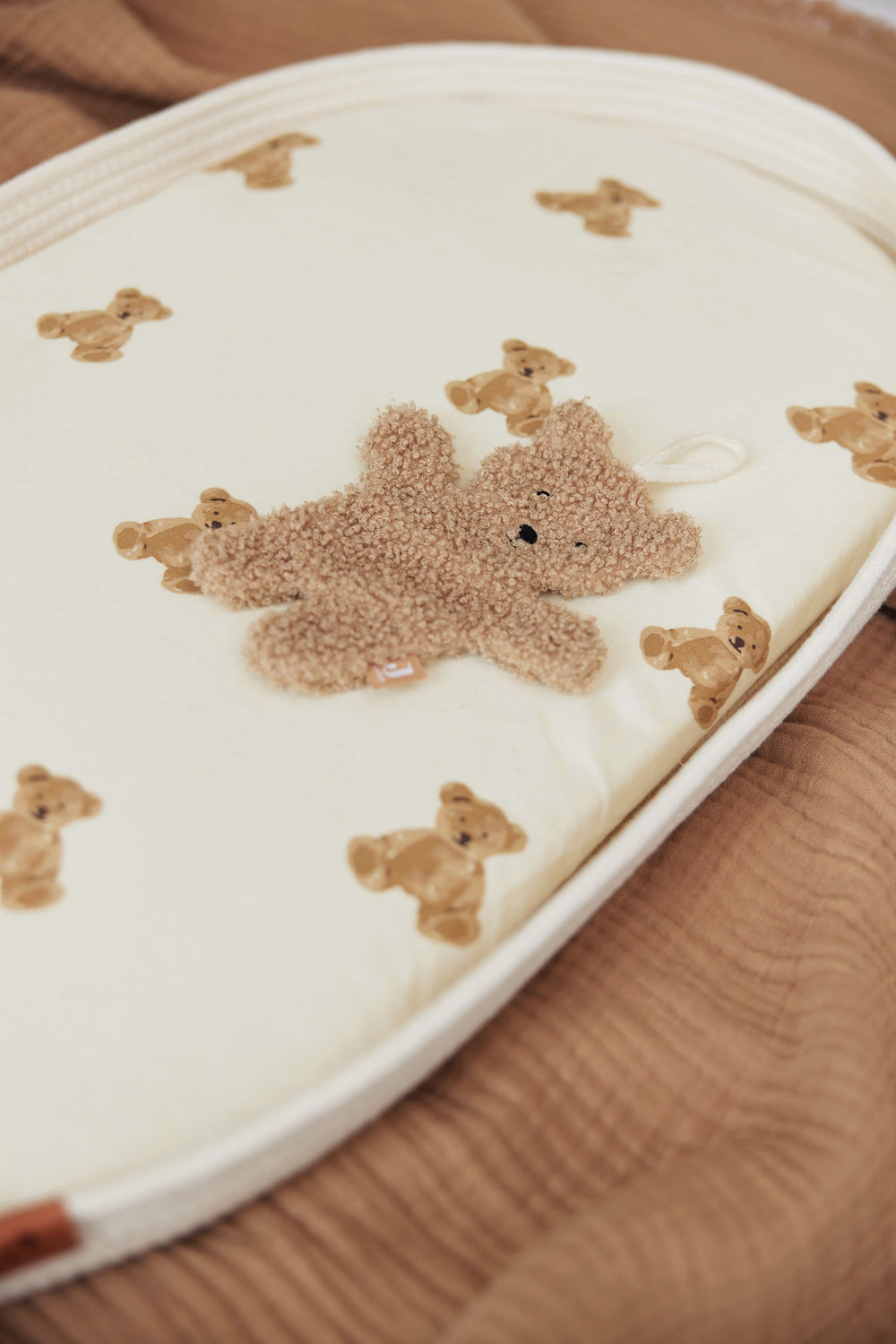 Jollein - Pacifier Cloth - Teddy Bear - Natural - Mabel & Fox