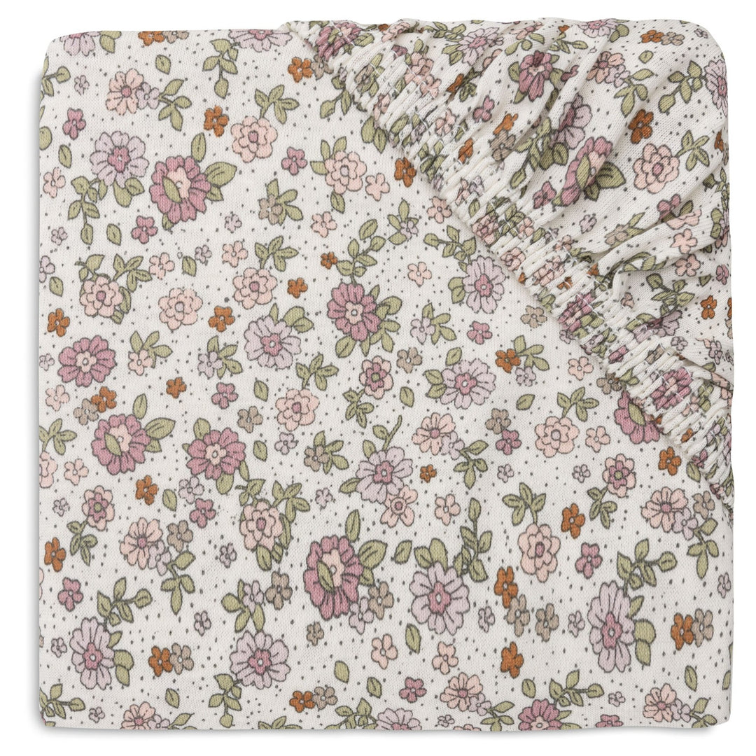 Jollein - Fitted Sheet 60x120cm - Retro Flowers