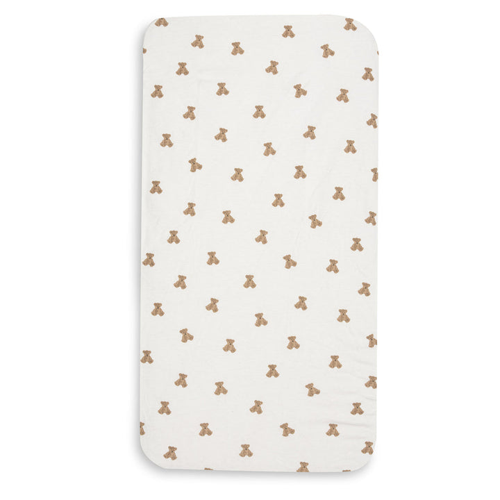 Jollein - Fitted Sheet Jersey 60x120cm - Mini Teddy Bear