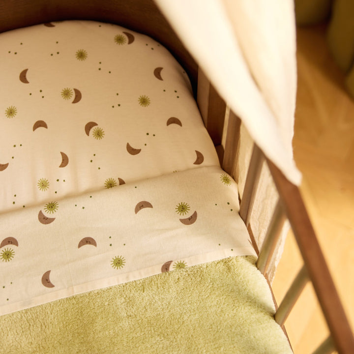 Jollein - Fitted Sheet Jersey 60x120cm - Over the Moon