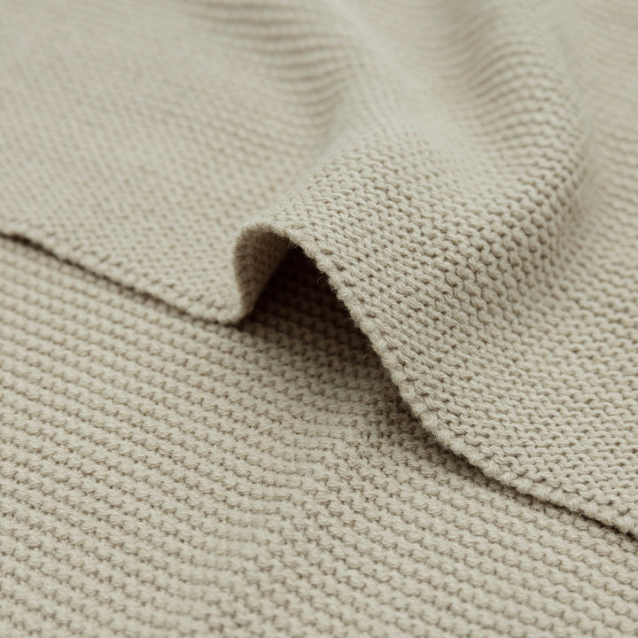 Jollein - Cradle Blanket - Basic Knit - Olive Green