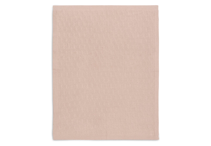 Jollein - Cradle Blanket - Grain Knit - Wild Rose - Mabel & Fox
