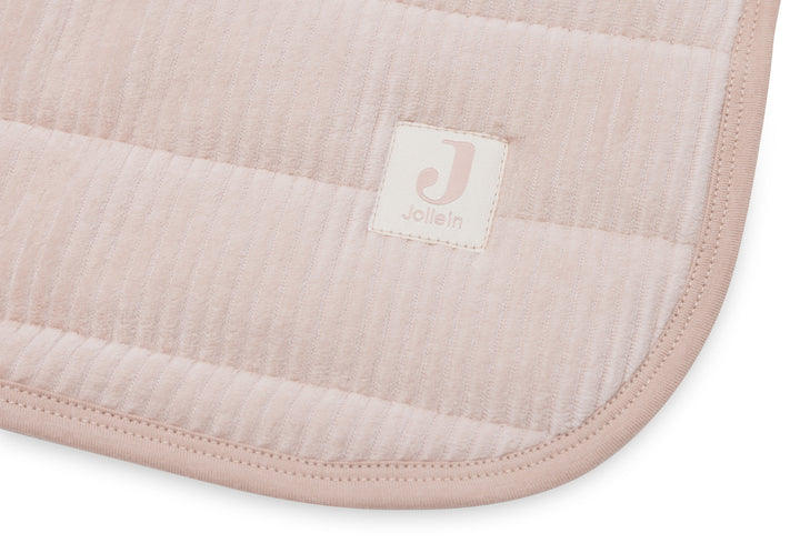 Jollein - Blanket Cradle - Velvet Rib - Wild Rose - 75x100cm - Mabel & Fox
