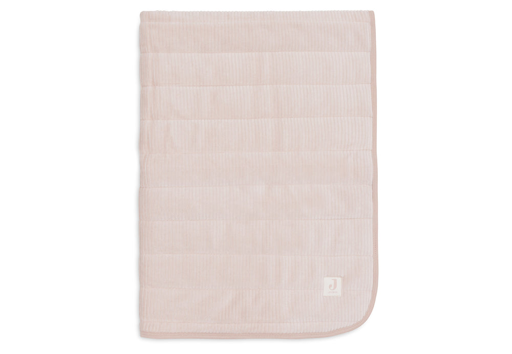 Jollein - Blanket Cradle - Velvet Rib - Wild Rose - 75x100cm - Mabel & Fox