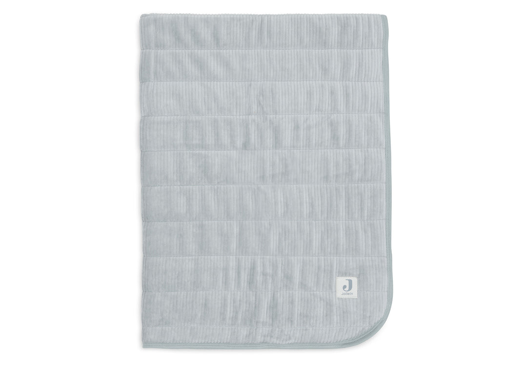 Jollein - Blanket Cradle - Velvet Rib - Sea Green - 75x100cm - Mabel & Fox