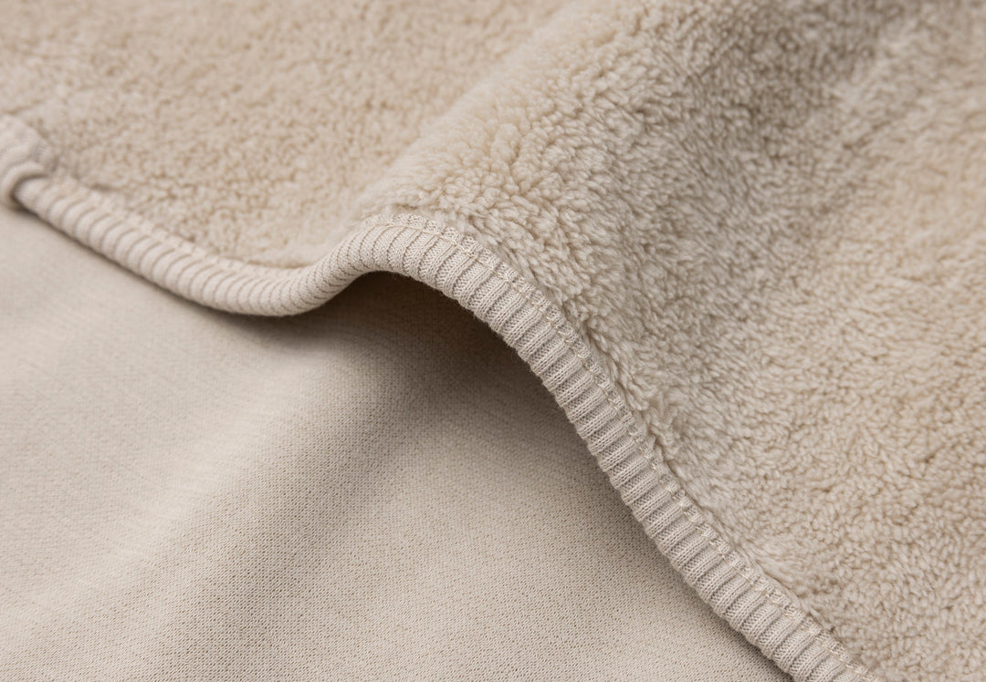 Jollein - Blanket Cradle - 75x100cm - Basic Jersey/Sherpa - Warm Sand