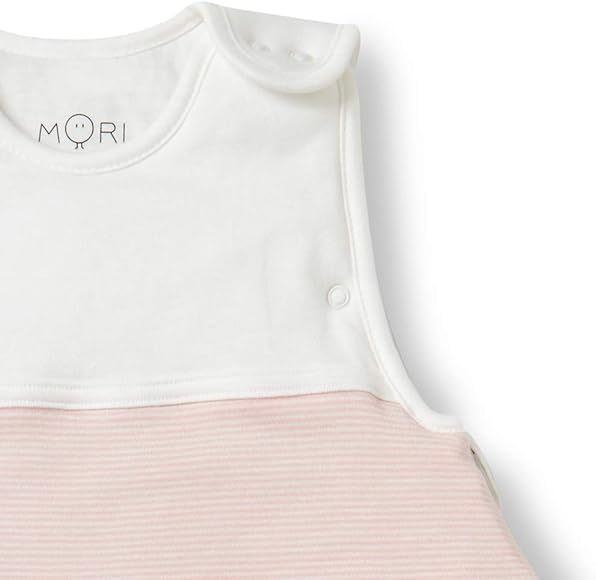 Baby Mori -Clever Sleeping Bag- 1.5 Tog- Blush Stripe