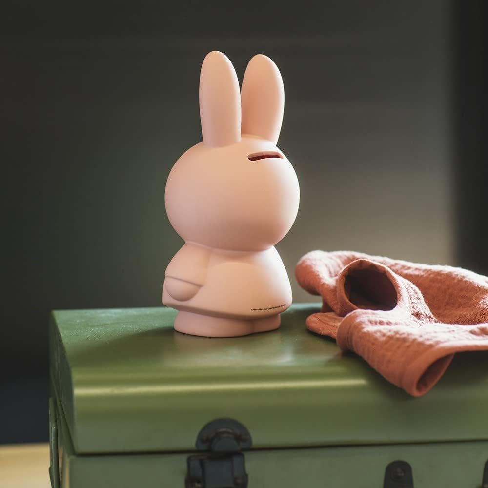 Miffy - Money Box - Powder Pink - Mabel & Fox