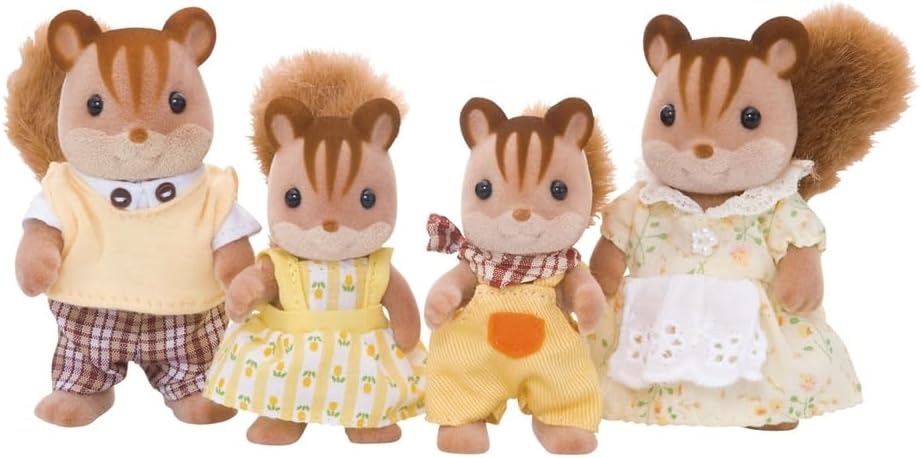 Sylvanian Families - Walnut Squirrel Family