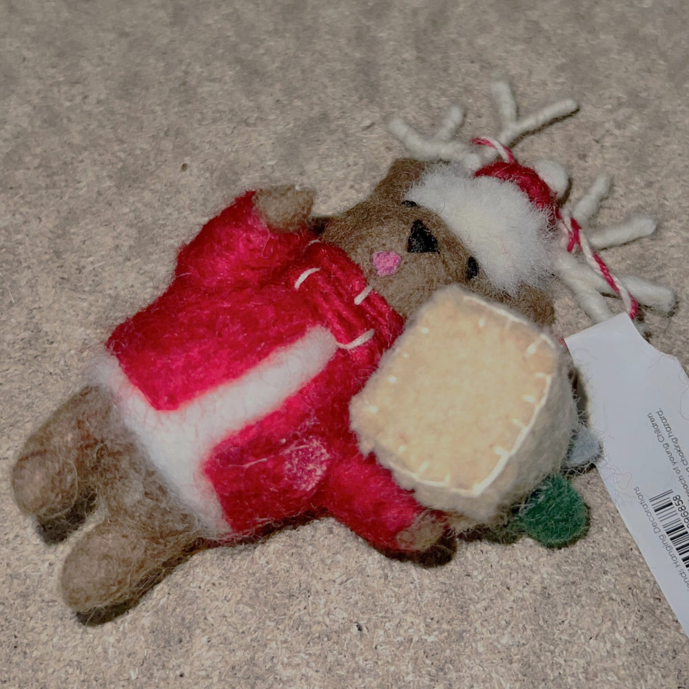 Sample Sale (Slight Damage) - Fiona Walker - Christmas Decoration - Reindeer - Mabel & Fox