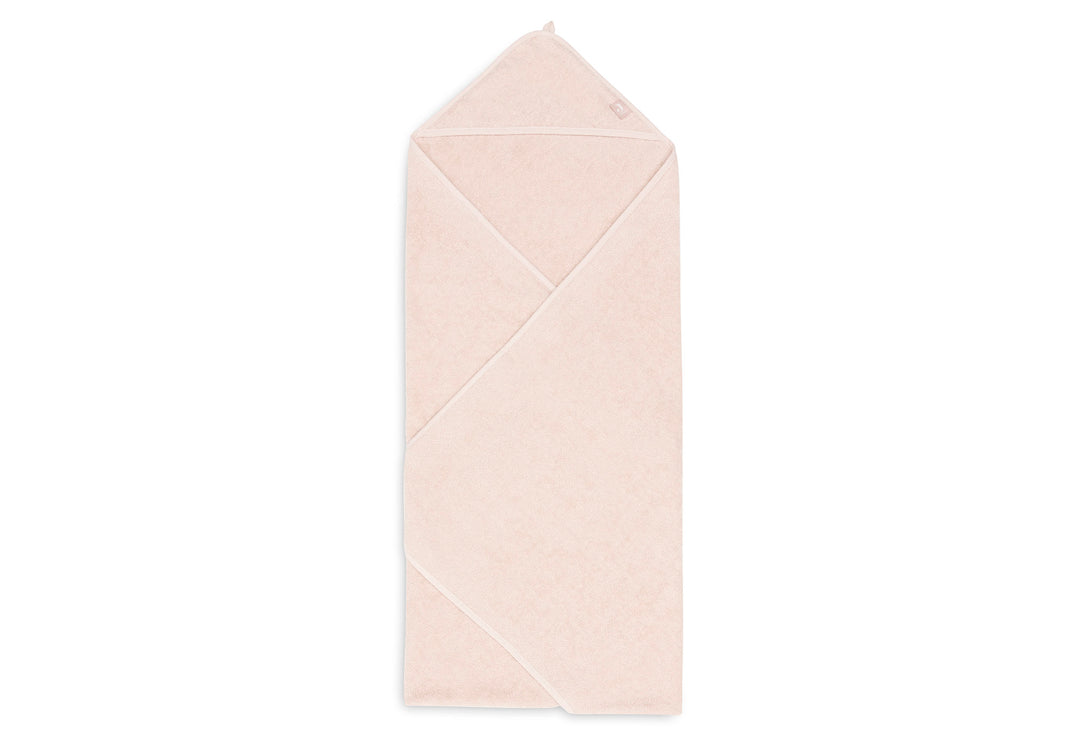 Jollein -  Baby Bath Cape - Pale Pink (100x100cm)