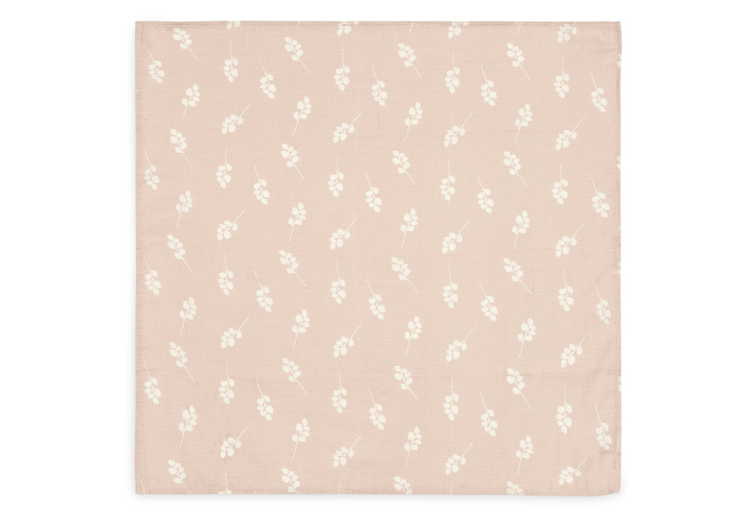 Jollein - Muslin Cloth - 70 x 70cm - Twig Wild Rose (3 Pack)