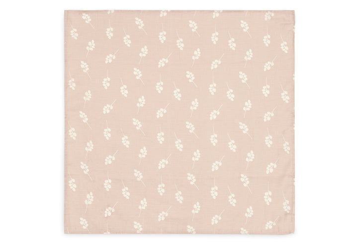 Jollein - Muslin Cloth - 70 x 70cm - Twig Wild Rose (3 Pack)