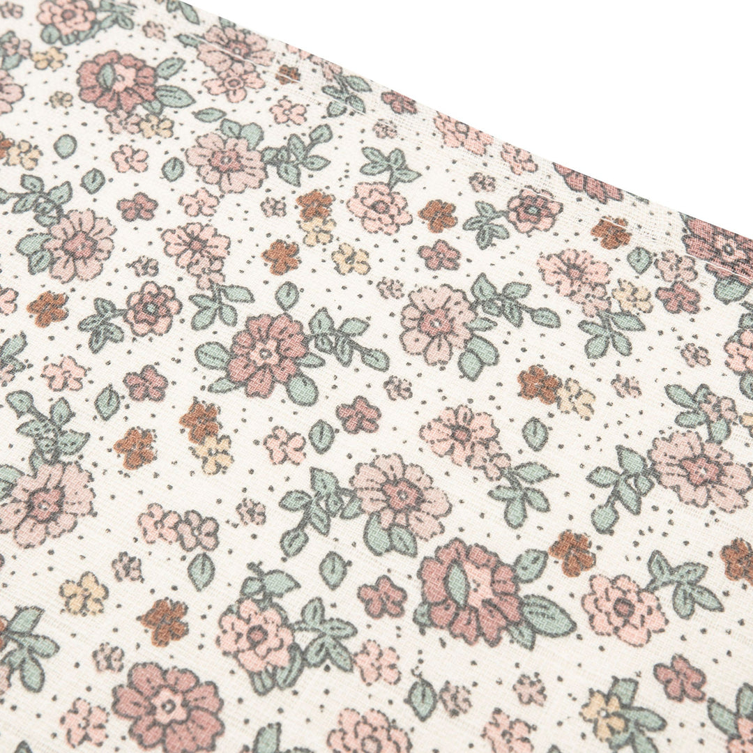 Jollein - Muslin Cloth - 70 x 70cm - Retro Flowers (3 Pack)