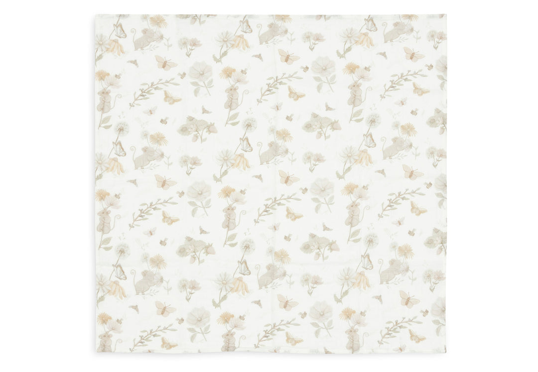 Jollein - Swaddle Muslin 115 x 115cm - Dreamy Mouse