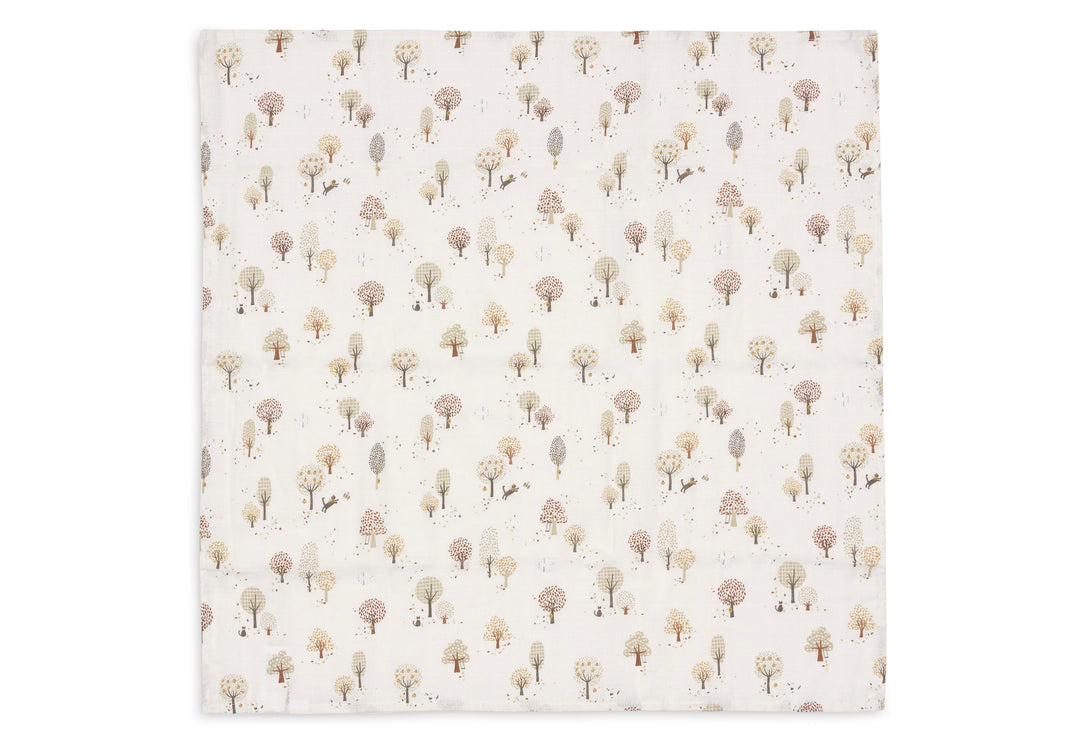Jollein - Cloth Muslin - 70x70cm - Tiny Park  (3 pack)