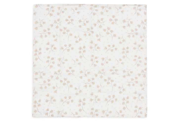 Jollein -  Cloth Muslin - 70x70cm - Leafy Dreams - (3 pack)