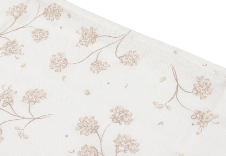 Jollein -  Cloth Muslin - 70x70cm - Leafy Dreams - (3 pack)