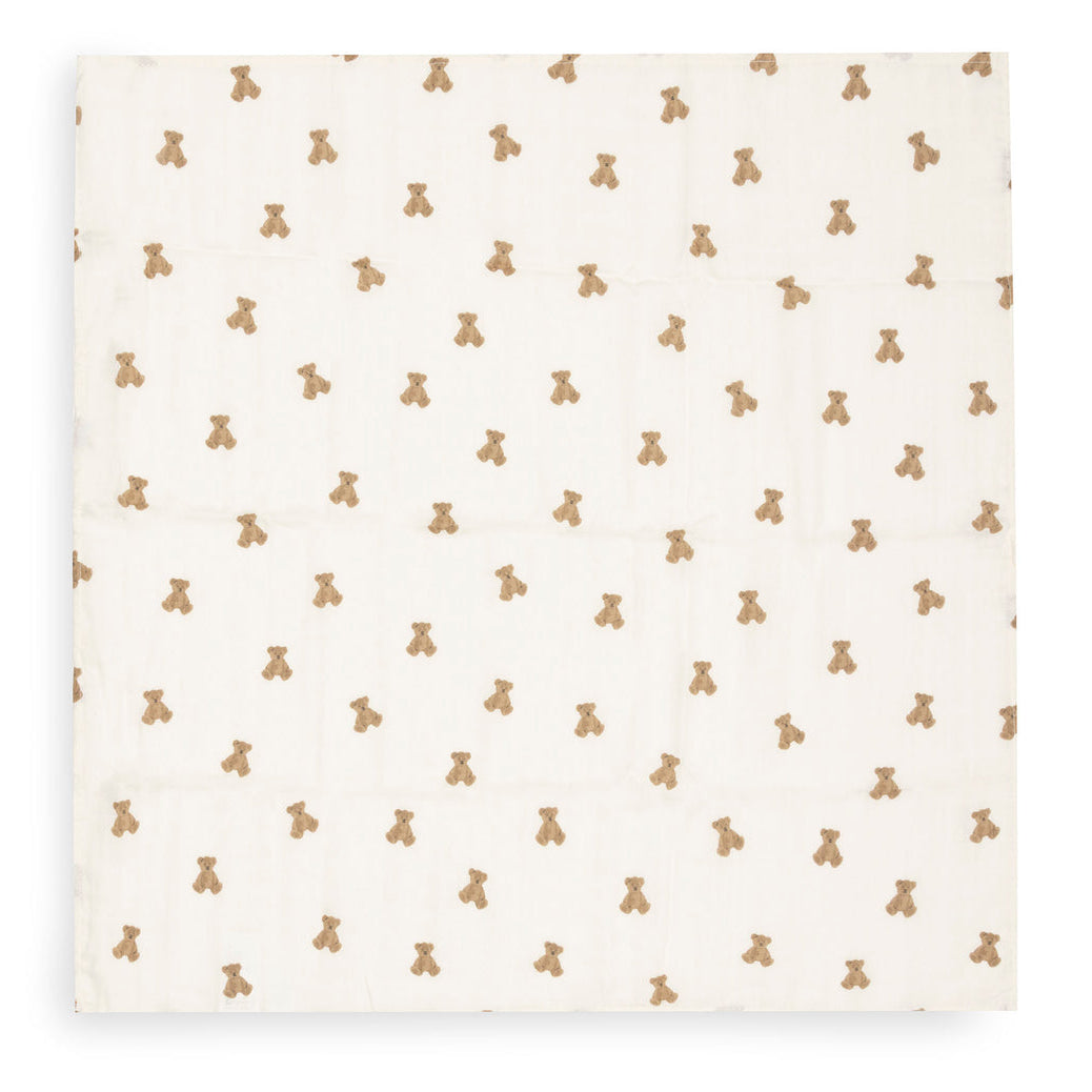 Jollein - Cloth Muslin 70x70cm - Mini Teddy Bear (3 Pack)