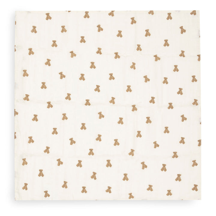 Jollein - Cloth Muslin 70x70cm - Mini Teddy Bear (3 Pack)