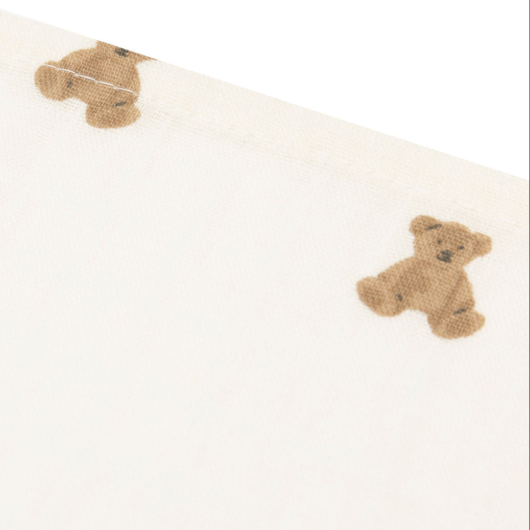 Jollein - Cloth Muslin 70x70cm - Mini Teddy Bear (3 Pack)