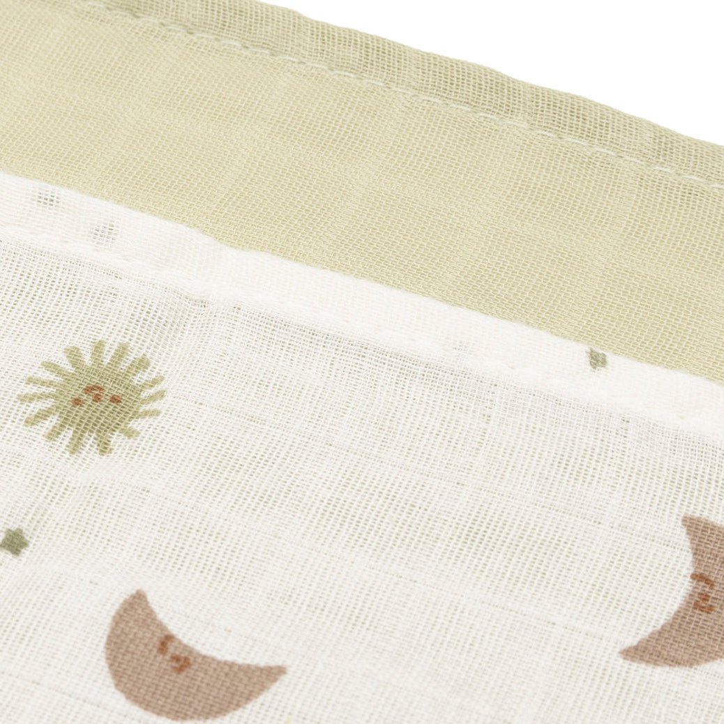 Jollein – Muslin Cloth 70 x 70cm – Over the Moon (3 Pack)