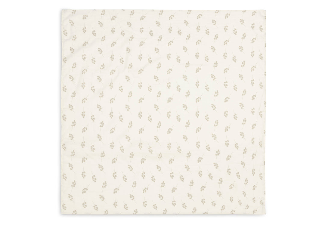 Jollein - Swaddle Muslin 115 x 115cm - Twig Olive Green  (2 Pack)