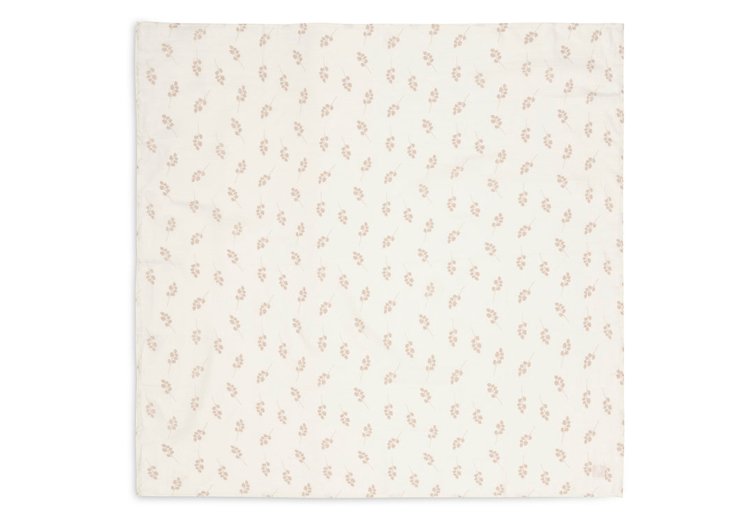 Jollein - Swaddle Muslin 115 x 115cm - Twig Wild Rose  (2 Pack)