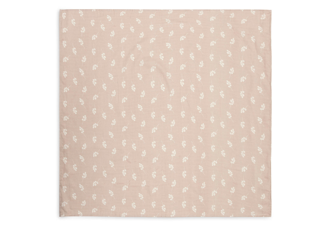 Jollein - Swaddle Muslin 115 x 115cm - Twig Wild Rose  (2 Pack)