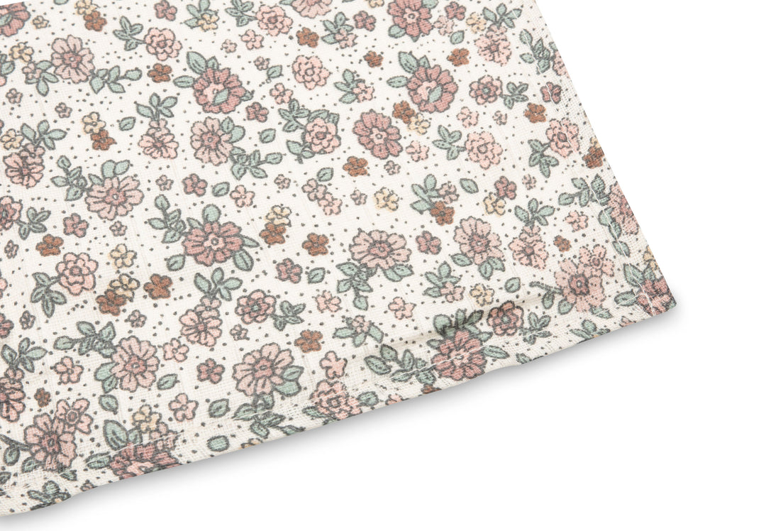 Jollein - Swaddle Muslin 115 x 115cm - Retro Flowers (2 Pack)