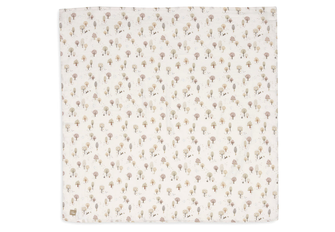 Jollein - Swaddle Muslin - 115x115cm - Tiny Park - (2 pack)