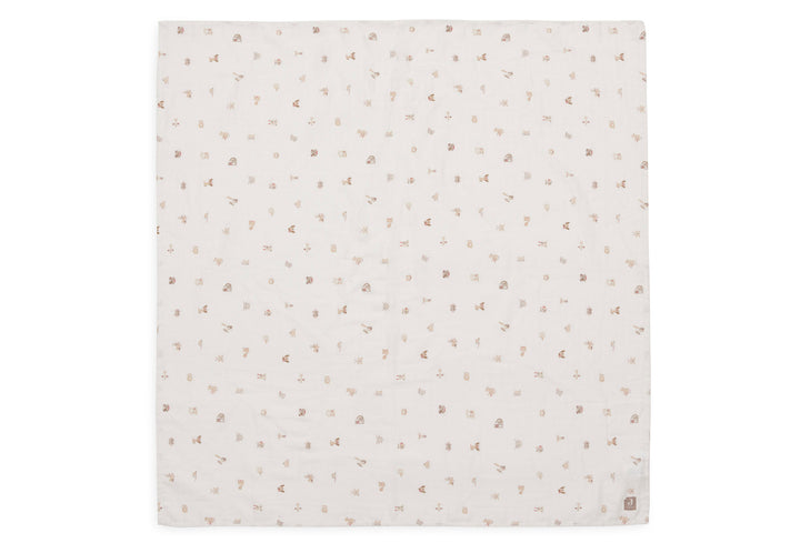 Jollein -  Swaddle Muslin - 115x115cm - Animal Friends - (2 pack)