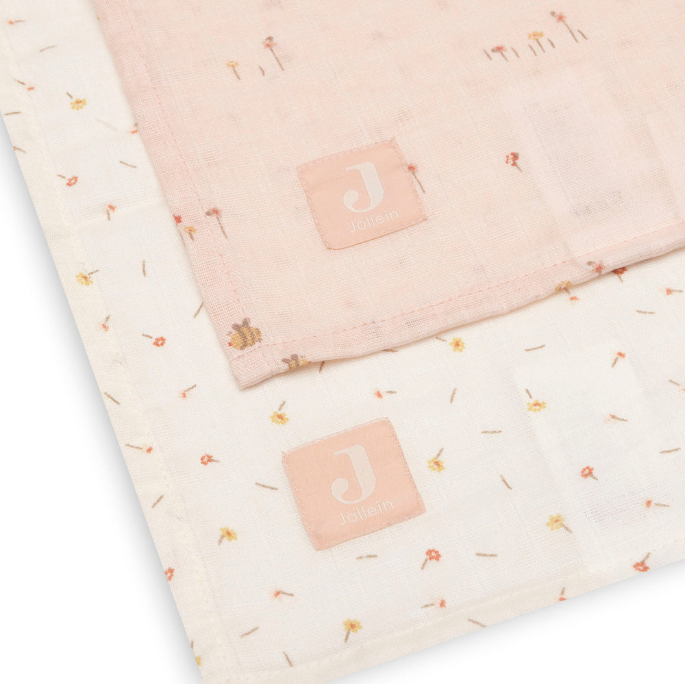 Jollein - Swaddle Muslin - Pretty Picnic (2 Pack) - Mabel & Fox
