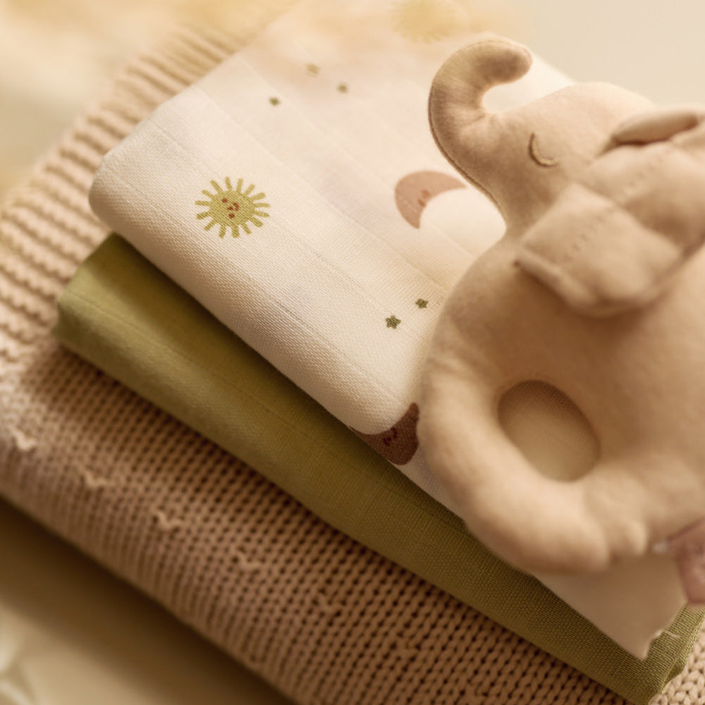 Jollein – Swaddle Muslin 115 x 115cm – Over the Moon (2 Pack)