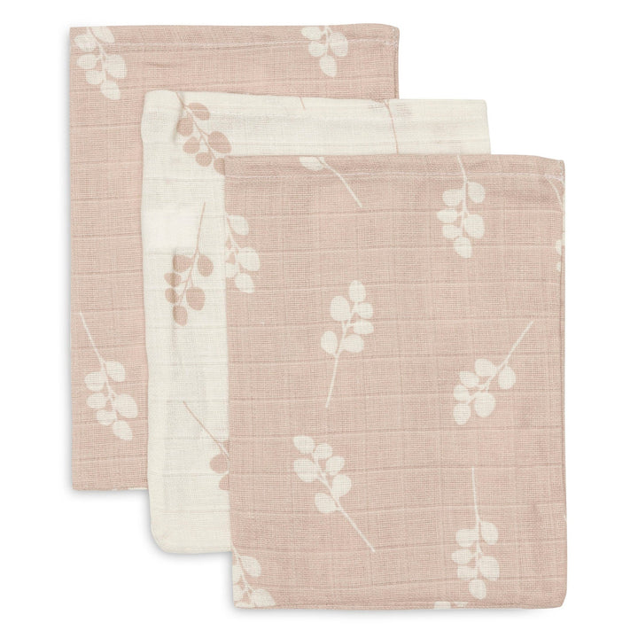 Jollein - Washcloth Set - Twig Wild Rose (3 Pack)