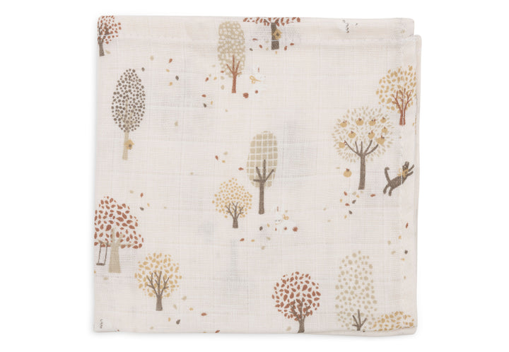 Jollein - Mouth Cloth Muslin - 31x31cm -  Tiny Park - ( 3 Pack)