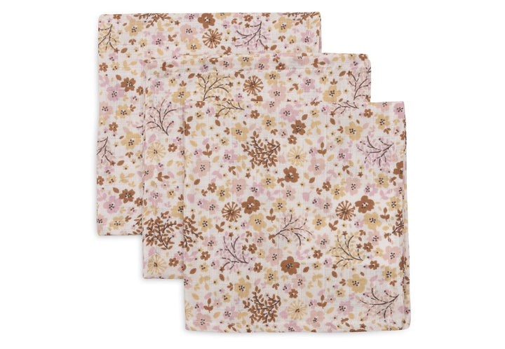 Jollein - Mouth Cloth Muslin 31x31cm - Flower Fairies - 3 Pack