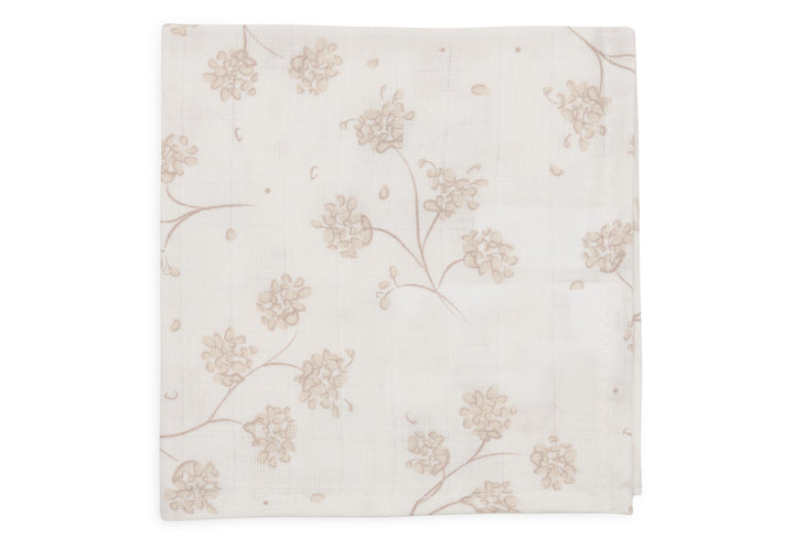 Jollein - Mouth Cloth Muslin - 31x31cm - Leafy Dreams (3 pack)